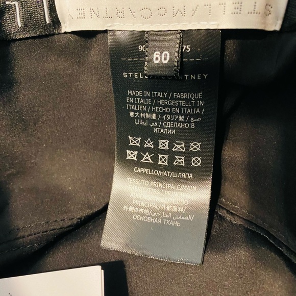 RARE FIND-Stella McCartney Shearling Faux Fur Logo Bucket Hat - Picture 11 of 11